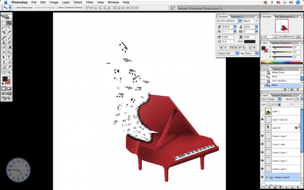 Creation of Piano Notes: Step 29